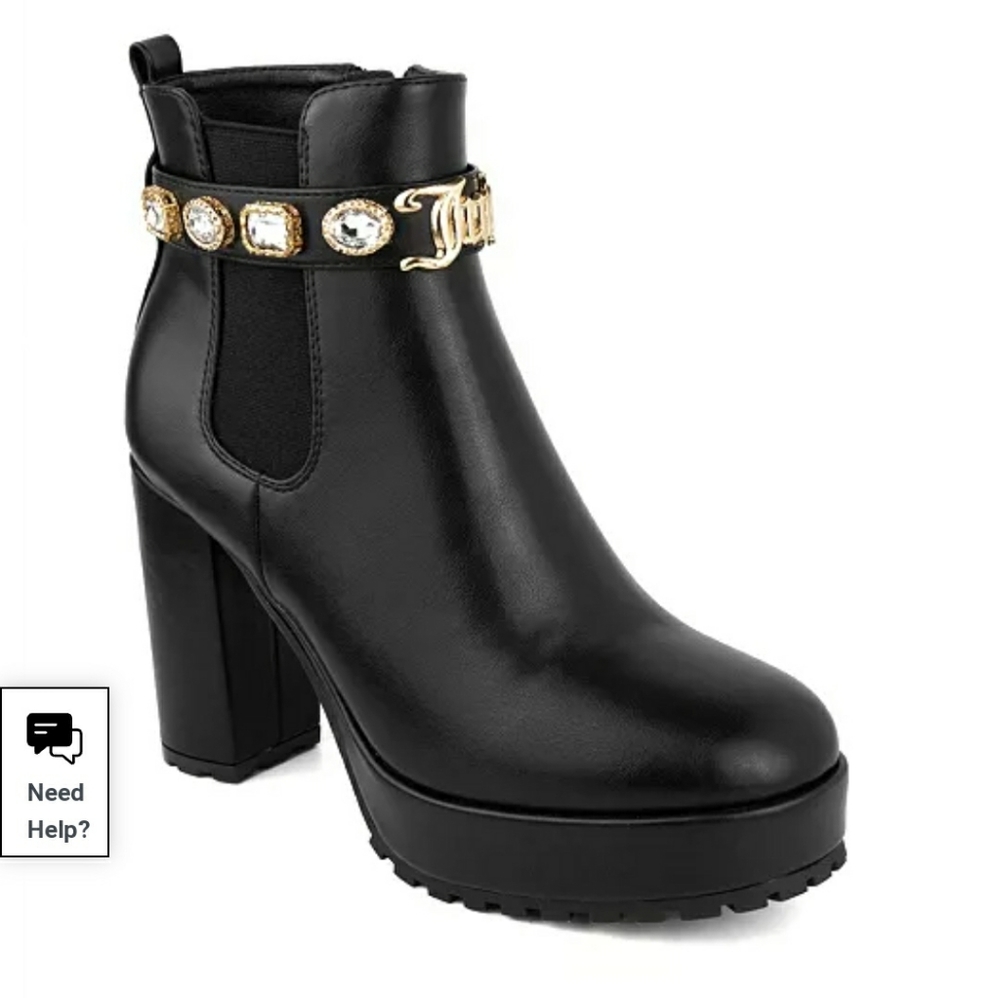 (Ew)Juicy couture women python ankle bootie